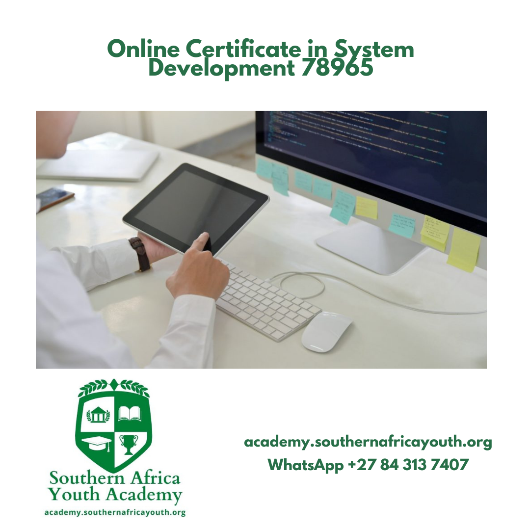 SayPro Online Certificate in Systems Development 78965