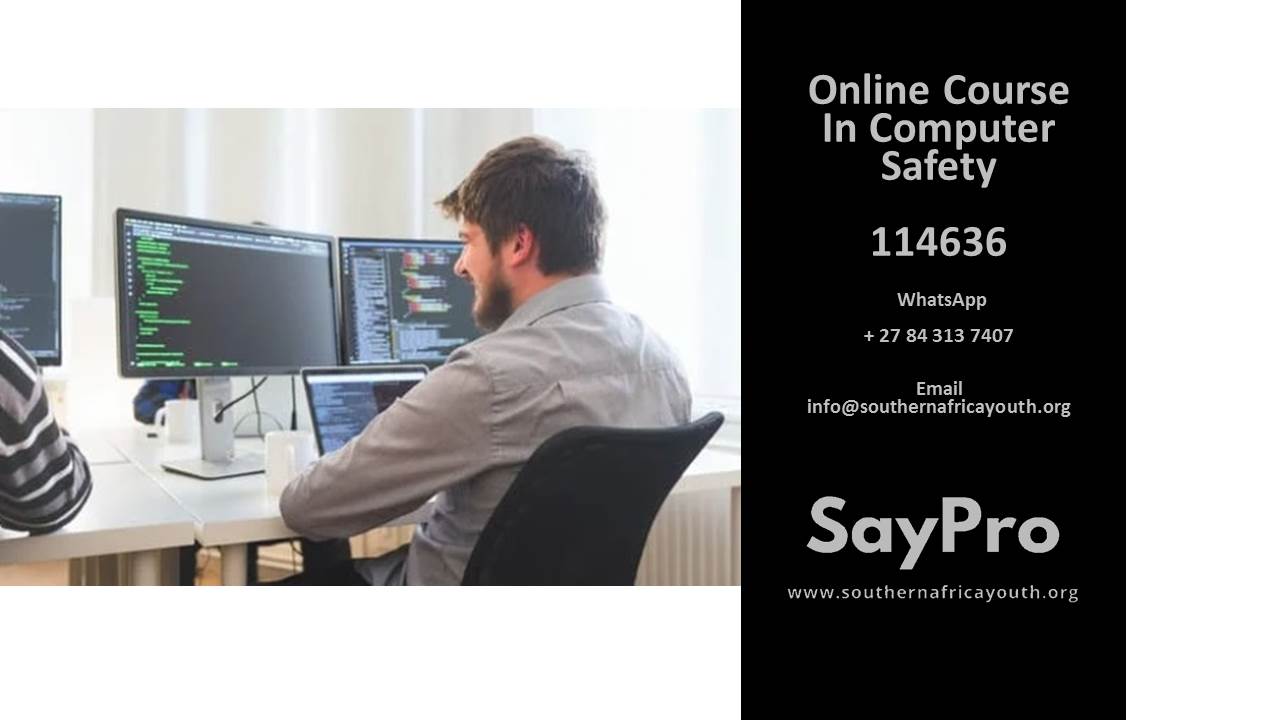 SayPro Online Course in Computer Safety 114636