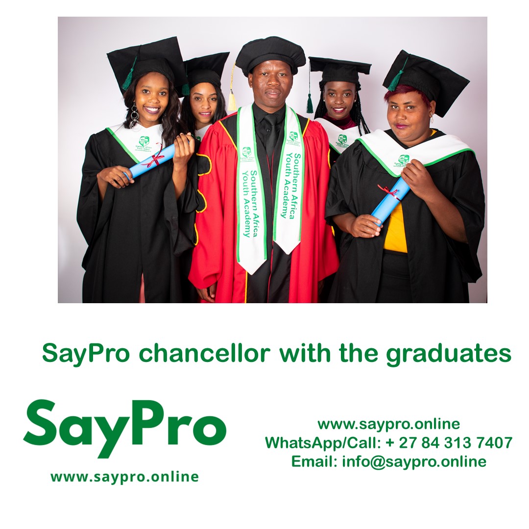 SayPro Chancellor and Chief Education Officer Training Course 555846W