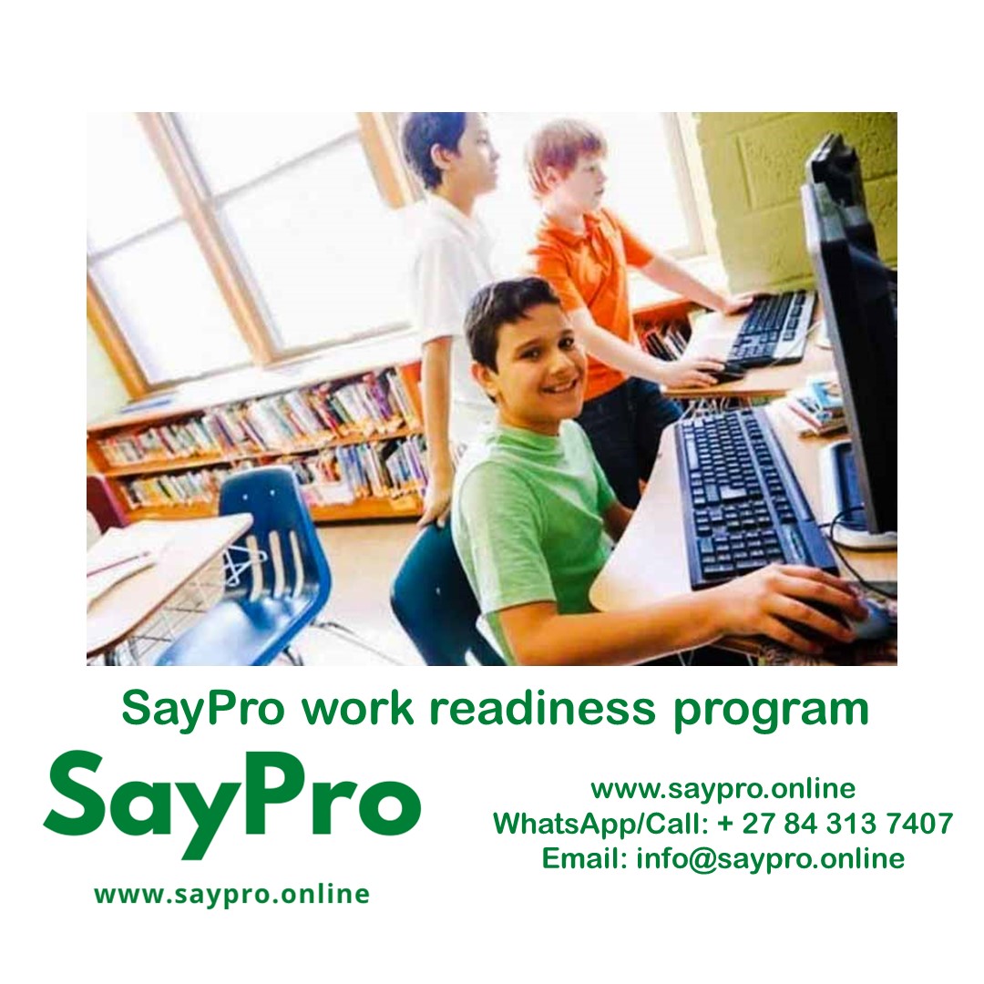 *SayPro Course Saqa 14666  Work Readiness Programme