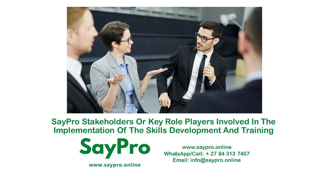 SayPro Training Course Preparing for the mentoring role.