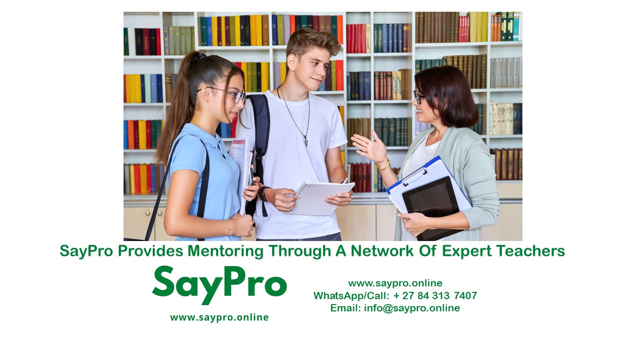 SayPro Training Course Preparing for the mentoring role.