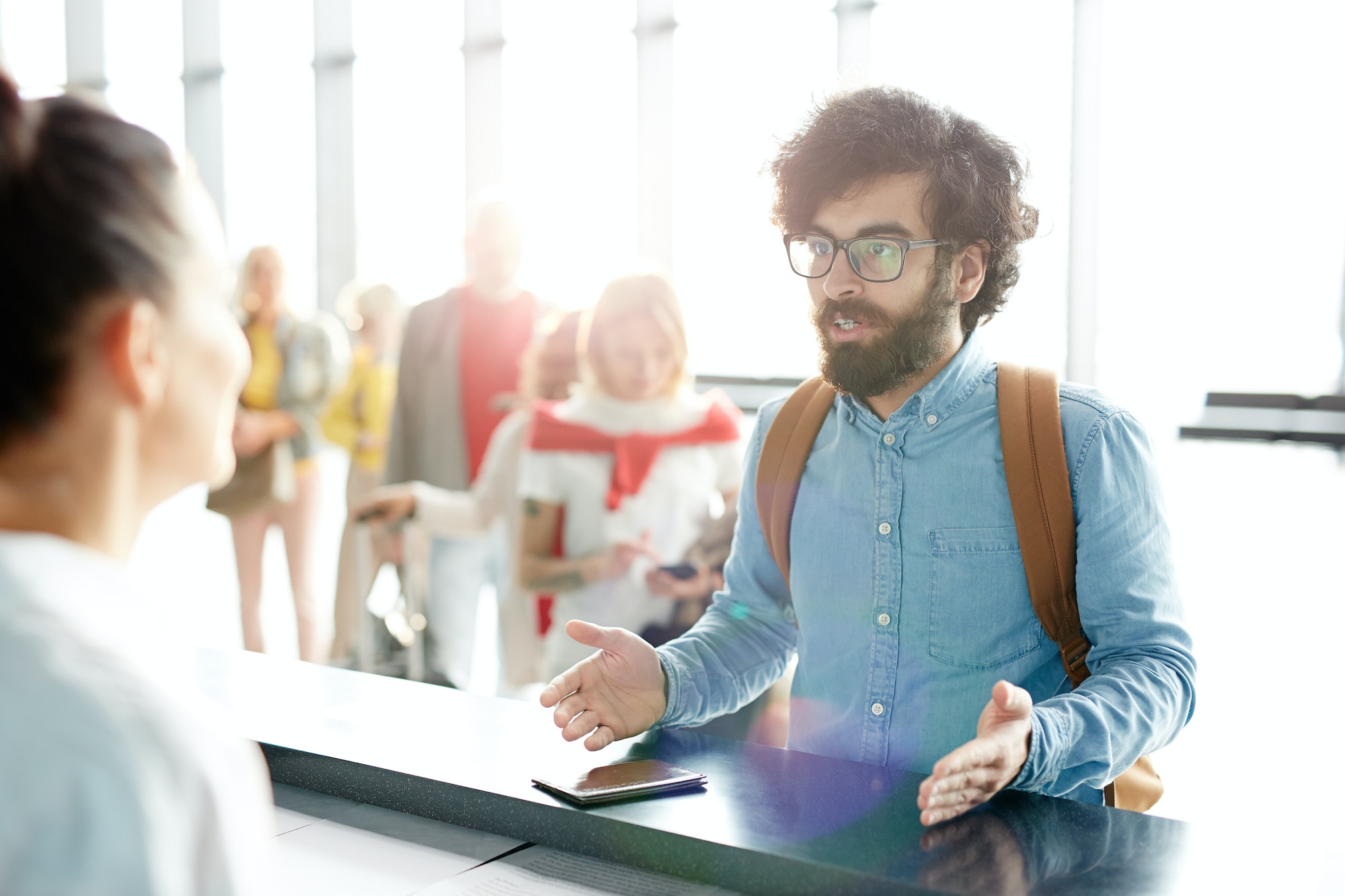 Incident at check-in counter